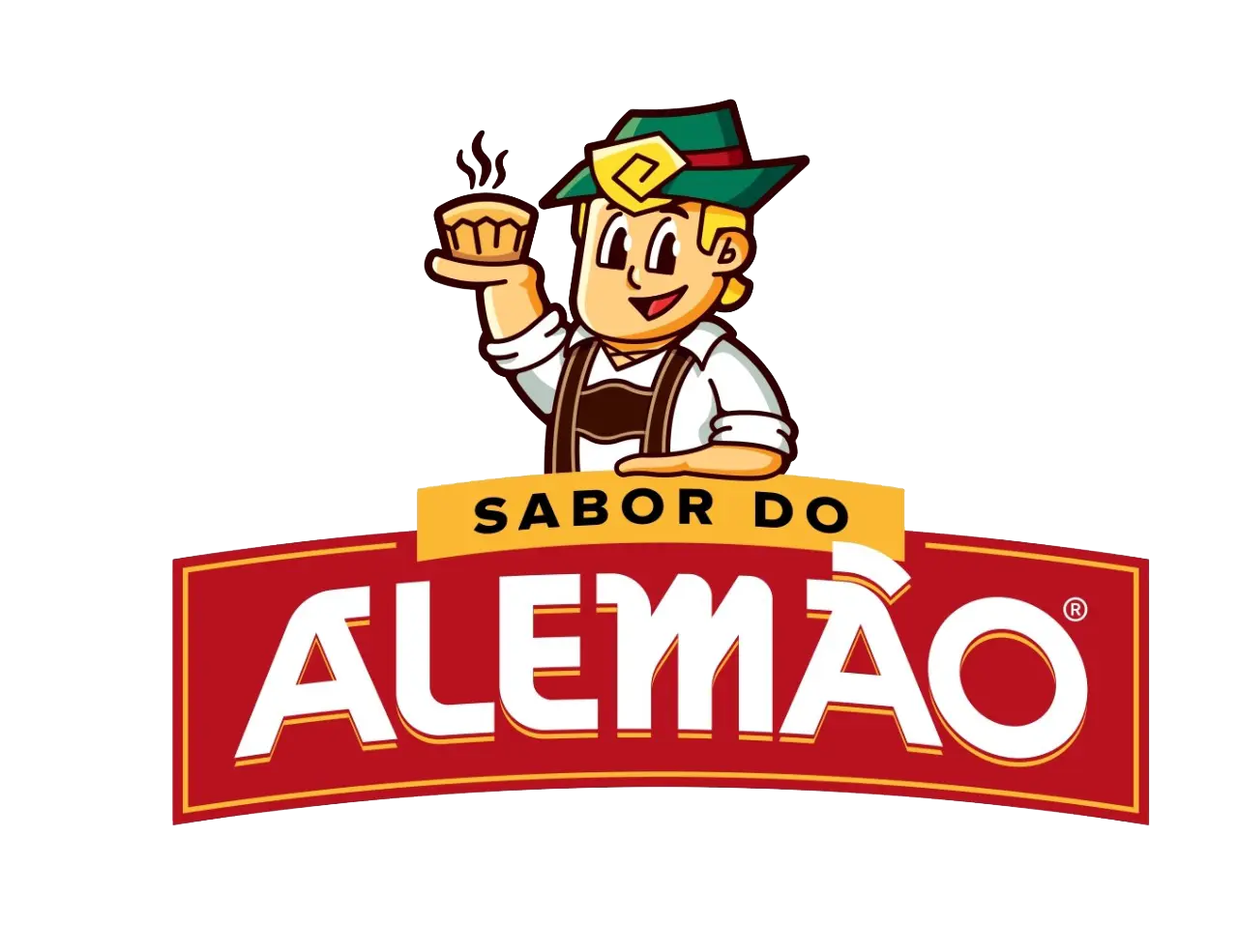 Identidade visual e logo atual do Sabor do Alemão