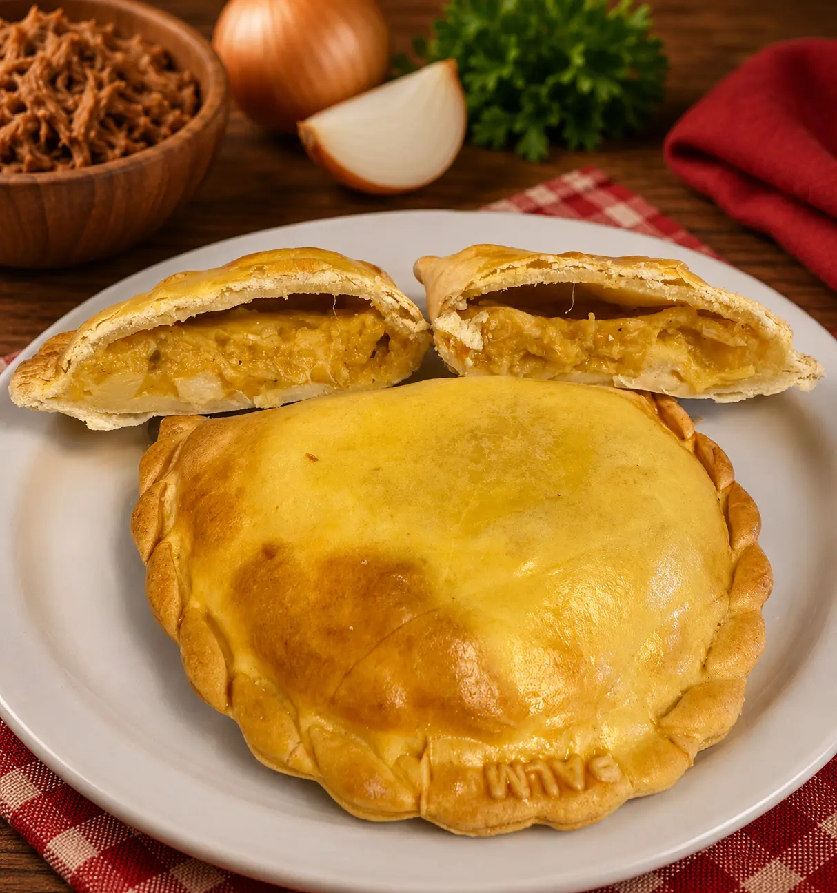 Pastel de forno de palmito Sabor do Alemão