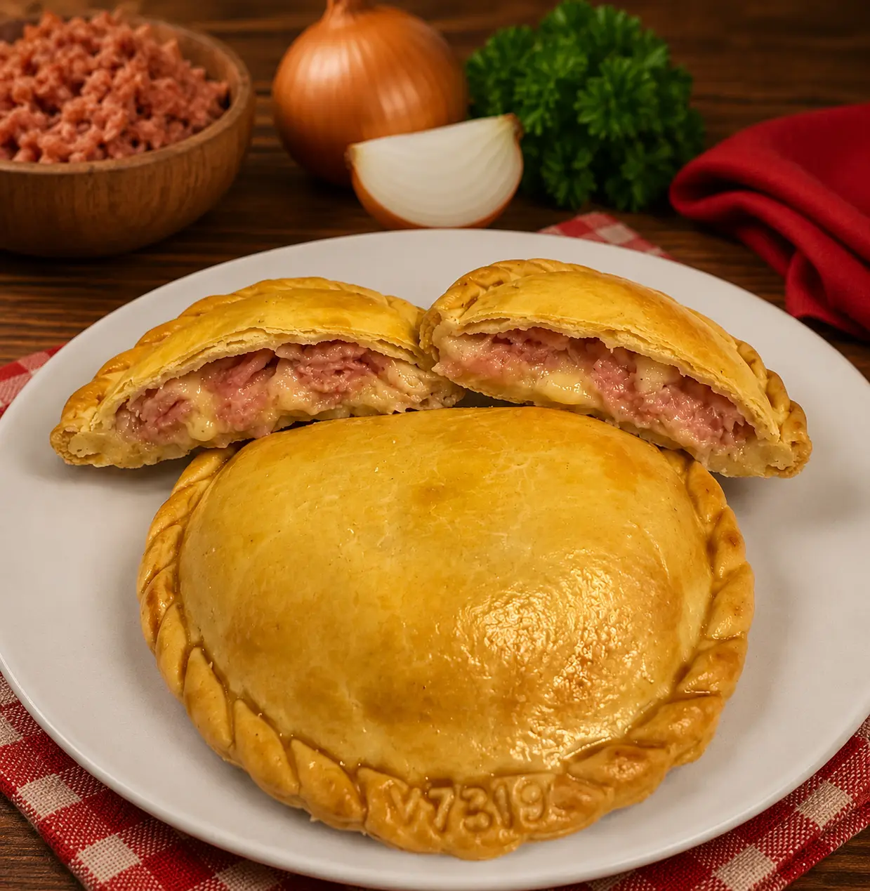 Pastel de forno pizza